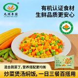 九洲丰园有机混合蔬菜丁500g   速冻蔬菜 冷冻生鲜杂菜沙拉菜半加工蔬菜粒
