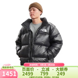 北面（The North Face）美版1996Nuptse男女款羽绒服潮牌经典户外700蓬-鸭/鹅绒随机发 NF0A3C8D男款-38S-时尚亮黑 XL
