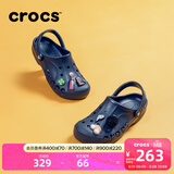 卡骆驰（CROCS）洞洞鞋贝雅男鞋女鞋轻便耐磨一脚蹬拖鞋休闲鞋|10126 深蓝-410 41 /42(260mm)