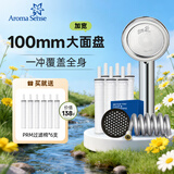Aroma Sense过滤手持花洒喷头增压沐浴花洒韩国进口活性碳除氯净水过滤 PRC银色标配+6过滤棉+碳盒+软管