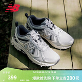 NEW BALANCE NB410官方男鞋女鞋情侣越野户外鞋夏季透气复古休闲运动鞋休闲 浅灰色/银色 宽鞋楦2E MT410KR5 37.5 (脚长23cm)