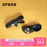 卡骆驰（CROCS）贝雅洞洞鞋男鞋女鞋轻便耐磨一脚蹬拖鞋休闲鞋百搭花园鞋|10126 黑色-001 39 (240mm)