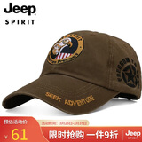JEEP帽子男四季款棒球帽时尚刺绣鸭舌帽男女士休闲户外运动帽子A0060
