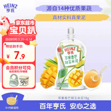 亨氏（Heinz）婴幼儿辅食苹果香芒甜玉米泥超金果泥宝宝辅食营养78g