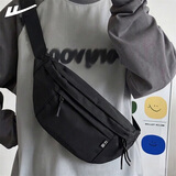 回力（Warrior）斜挎包男潮牌港风胸包工装大容量学生休闲单肩包骑行运动腰包胸包