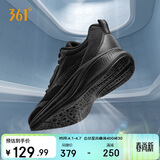 361°运动鞋男飞翼4秋季网布透气厚底减震徒步跑步鞋子男672432236F-5