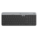 罗技（Logitech）时尚系列 K580 无线蓝牙键盘 办公键盘 便携超薄 笔记本键盘 平板键盘 星空灰 101键
