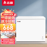 志高（CHIGO）小冰柜家用小型迷你冰箱冷藏冷冻转换商用卧式单温冷柜 一级节能省电储存母乳 单温单门【205L一级能效】 205L