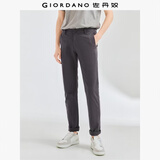 佐丹奴（Giordano）休闲裤男装修身纯棉裤子舒适中低腰直筒男休闲长裤13119610