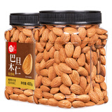 每果时光巴旦木仁400g原味无添加新货杏仁扁桃仁每日坚果干果休闲零食
