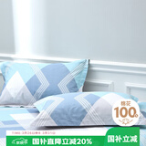 艾薇 A类全棉枕套 学生宿舍枕头套单人枕芯套 一个装 巴德尔 48*74cm