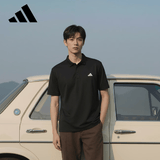 阿迪达斯（adidas）adidas男夏季速干网球运动短袖翻领POLO衫 HR8730 L
