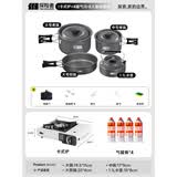 探险者（TAN XIAN ZHE）户外锅具野炊锅具全套露营锅具套装户外烧水壶卡式炉锅具三件套 5-8人套锅组合+炉+4气券(赠品）