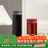 乐扣乐扣（LOCK&LOCK）不锈钢纤巧便携保温茶水杯车载商务男女保温杯子300ml黑色LHC561