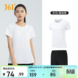 361°跑步运动套装女士夏季衣服新款休闲短袖短裤两件套662414001H-1