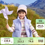 巴拉巴拉童装儿童羽绒马甲2025新款冬装男女童亲子装保暖外套羽绒服简约潮