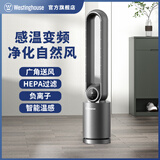 西屋（Westinghouse）无叶风扇电风扇家用落地扇直流变频无叶扇静音风扇柔风定时遥控轻音塔扇负离子净化母婴立式电扇 WTH-WY201I