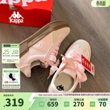 Kappa卡帕女鞋厚底滑板鞋子女2026春季新款运动休闲鞋软底德训鞋小粉鞋 奶茶粉 37