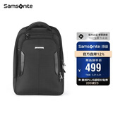 新秀丽（Samsonite）电脑包男士双肩包商务背包男包商务精英BP0*09010黑色16.5容量