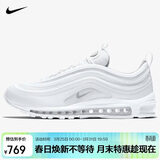 耐克男子休闲鞋AIR MAX 97运动鞋921826-101 白色 41 