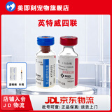 英特威宠必威优免康幼犬保狗二联四联疫苗狂犬成犬幼犬预防针细小犬瘟 英特威四联 1ml*1瓶