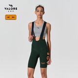 VALORE AOE新月骑行服背带短裤公路自行车夏季双箭头坐垫减震女士新款多巴胺 新月墨绿色女款背带短裤 XL