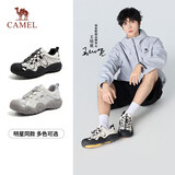 骆驼（CAMEL）【王培延同款】极光丑萌鞋户外鞋 L16S202026 米/银/黑(男款) 40