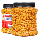 每果时光香辣花生米500g即食下酒菜麻辣花生仁油炸坚果炒货休闲零食