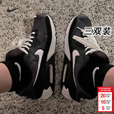 耐克（NIKE）男袜女袜 26新款训练透气短中长袜快干休闲跑步健身运动nike袜子 SX7677-010/黑色/三双装/中袜 L/26-28厘米/42-46码