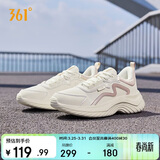 361°运动鞋女春夏季防泼水革面减震通勤休闲慢跑步鞋子女682232233-1