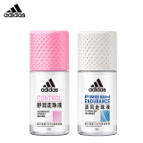 阿迪达斯 （adidas）走珠香体液腋下清新香体滚珠爽身香水淡香走珠液 女士：舒润+清风