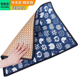 憨憨宠 宠物凉席 夏季狗狗垫子泰迪中小型犬夏天散热降温席子耐咬猫狗垫 双面凉席垫 藏青猫咪 40*30