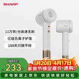 夏普【夏普小浪花】家用高速吹风机大功率速干电吹风低噪音吹风筒送礼女朋友等离子护发IB-RP45C-C