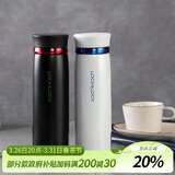 乐扣乐扣（LOCK&LOCK）菲特旋盖轻量保温杯商务情侣水杯子白蓝+黑红450ml*2