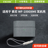 ESCASE适用索尼WF-1000XM6保护套耳机套蓝牙盒翻毛绒防尘防指纹高级感小众外壳潮流男女舒适高级灰