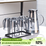 格娜斯玻璃喝水杯子套装家用客厅家庭泡茶杯杯具待客高级感高颜值高档