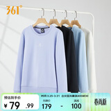 361°卫衣女春夏季外套运动休闲套头衫宽松圆领长袖上衣662334801D-10