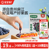 宝宝馋了有机蓝莓果酱150g热门商品无添加糖儿童吐司面包送宝宝婴儿辅食谱