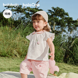 巴拉巴拉【balaOne】童装宝宝上衣婴儿短袖t恤女童2026夏季萌