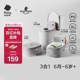 babycare儿童马桶宝宝马桶坐便器小马桶小恐龙多功能坐便器 温特绿