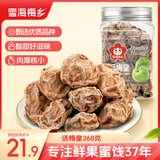 雪海梅乡正宗台式话梅268g/罐 酸甜咸话梅蜜饯果干杭州特产零食