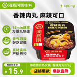海底捞自热火锅 方便速食出游野餐便携无需热水 香辣肉丸272g