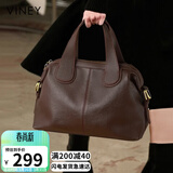 viney牛皮包包女包大容量手提通勤单肩斜挎包生日礼物高级感送女友老婆