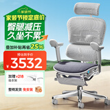 Ergonor保友金豪E2/金豪E2 Pro 高端人体工学椅 电脑椅办公椅家用电竞椅 【金豪E2 Pro】银白网(云感科技坐垫)+躺舒宝 整椅发货 送货上门