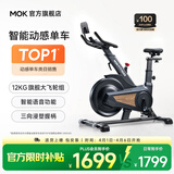MOKFITNESSMOK(摩刻)-S10动感单车家用健身房智能磁控专业减肥运动器材静音 S10Ultra（玄武黑）