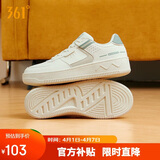 361°运动女鞋秋冬季学生复古厚底增高小白休闲板鞋子女682116601F-10
