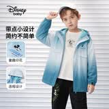 迪士尼（Disney）童装儿童外套中大童户外运动服春夏款男女童薄款外套绿色渐变 160