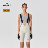 VALORE AOE新月骑行服背带短裤公路自行车夏季双箭头坐垫减震女士新款多巴胺 新月浅卡其女款背带短裤 L