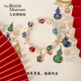 大英博物馆东方梦境香灰琉璃景泰蓝葫芦手链手串送女生礼物