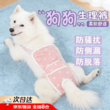 智宙狗狗生理裤母狗姨妈月经期安全裤柯基用品宠物内裤中小型犬防孕 M码【13斤内的毛孩子】
